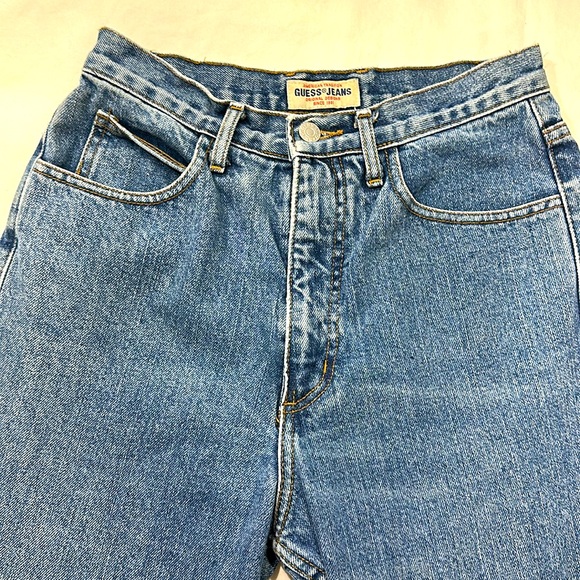 GUESS VINTAGE JEANS SIZE 29 Blue Wash Style 1050 SH, CUT 34706 Made in The USA - Picture 3 of 16
